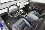 Tesla Model 3 Long Range AWD 75kWh Trekhaak Autopilot, Auto's, 27 €/maand, Met garantie (alle), Blauw, 1000 kg