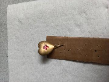 Speltje van het Rode Kruis in het hart beschikbaar voor biedingen