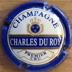 Champagnecapsule Charles du Roy 1er cru nr.01 ** ZELDZ. ***, Verzamelen, Wijnen, Nieuw, Frankrijk, Ophalen of Verzenden, Champagne