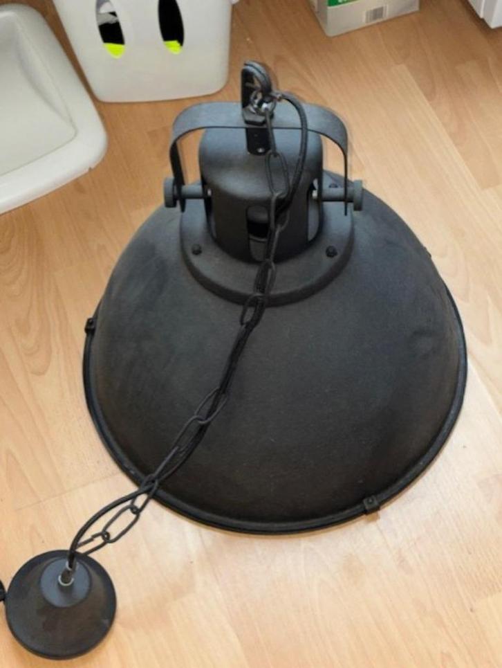 2 Brilliant hanglampen Jesper zwart 47cm, Huis en Inrichting, Lampen | Hanglampen, Zo goed als nieuw, Minder dan 50 cm, Ophalen
