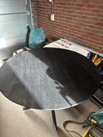Ronde eettafel, zwart, Ophalen, Rond, Zo goed als nieuw, Vier personen