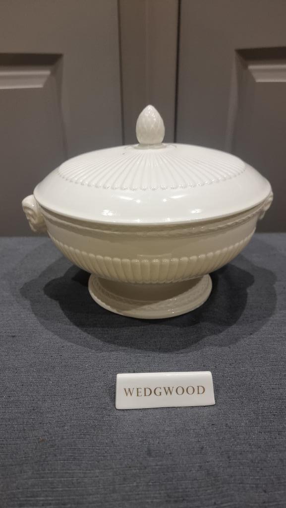 Amerikaanse Edme Unieke Dekschaal 23 cm dus geen 20 cm, Antiek en Kunst, Antiek | Servies los, Ophalen of Verzenden