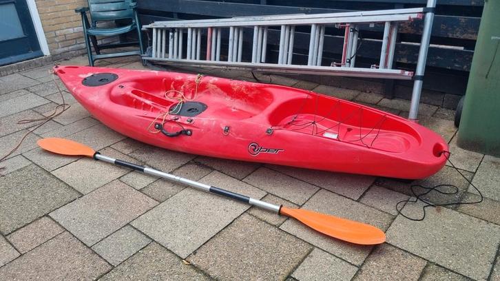 Riber sit on top kano , kajak met peddel, Watersport en Boten, Kano's, Gebruikt, Kajak, Eén persoon, Met peddels, Ophalen