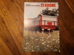 Tractor folder Krone Einachs-Dreiseitenskipper EDK 210, Boeken, Catalogussen en Folders, Ophalen of Verzenden, Zo goed als nieuw