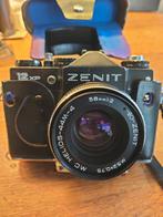 Fraaie gave ( in hoes) Zenit 12  met Helios 44m-4 objectief, Ophalen of Verzenden, Zo goed als nieuw, Compact, Overige Merken