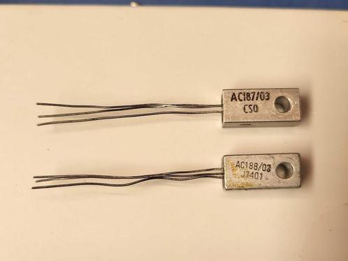 paartje AC187/AC188  (koel)blok uitvoering, Hobby en Vrije tijd, Elektronica-componenten, Nieuw, Verzenden