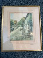 Vintage aquarel– “Chilham, Surrey” – H. Alexander (1929), Ophalen of Verzenden