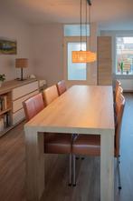 Eettafel, Huis en Inrichting, Tafels | Eettafels, Ophalen, Kunststof, Gebruikt, 50 tot 100 cm