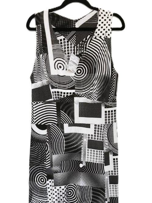 NIeuw Les Amies lange jurk maxi jurk black white, Kleding | Dames, Jurken, Nieuw, Maat 42/44 (L), Zwart, Onder de knie, Verzenden
