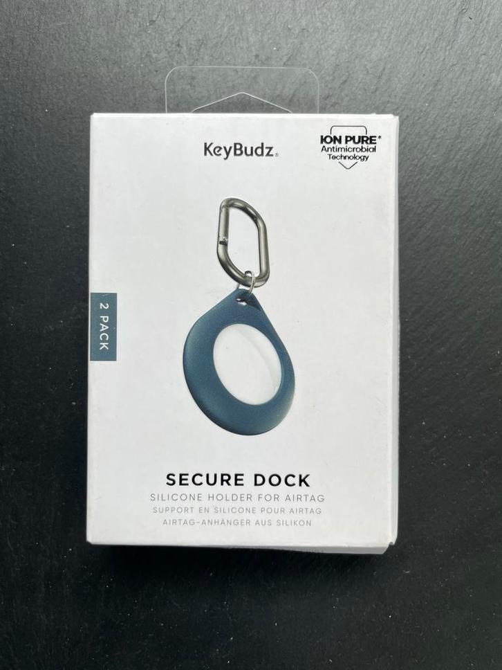 KeyBudz AirTag Houder, Telecommunicatie, Mobiele telefoons | Toebehoren en Onderdelen, Nieuw, Apple iPhone, Bescherming, Ophalen of Verzenden