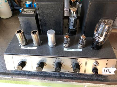 Prachtige eigenbouw mono versterker met EL34, Audio, Tv en Foto, Buizenversterkers, Versterker, Ophalen