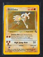 Hitmonlee Fossil 7 - Holo - Excellent, Ophalen of Verzenden, Gebruikt, Losse kaart, Foil