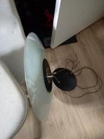 Moderne wandlamp met glazen kap, Huis en Inrichting, Lampen | Hanglampen, Ophalen of Verzenden, Gebruikt, Glas, Modern