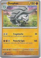Paldean Fates,  Donphan [uncommon] 49/91, Ophalen of Verzenden, Nieuw, Losse kaart