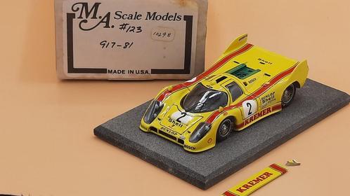 Porsche 917-81 1:43 M.A. Scale USA schade, Hobby en Vrije tijd, Modelauto's | 1:43, Gebruikt, Auto, Overige merken, Ophalen of Verzenden