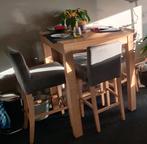 Bartafel met 4 krukken, Huis en Inrichting, Tafels | Statafels, Ophalen, Gebruikt