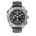 Omega Speedmaster Split-Seconds 42mm REVISIE EN GEPOLIJST, Ophalen, Leer, Staal, Polshorloge