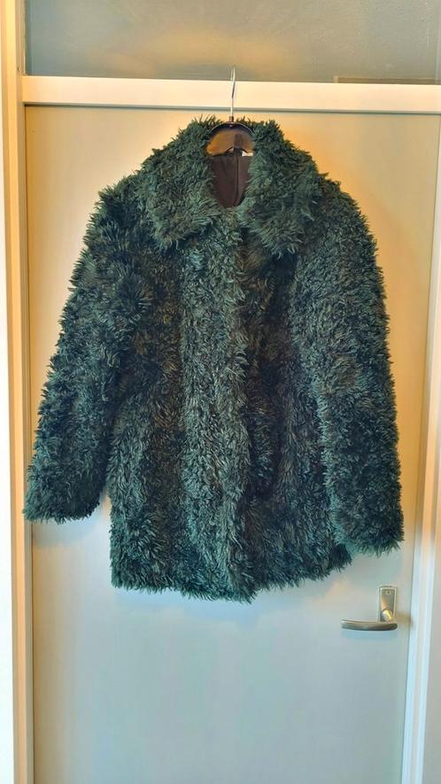 Jas van H&M, Kleding | Dames, Jassen | Winter, Gedragen, Maat 38/40 (M), Groen, Ophalen of Verzenden