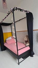 VT Wonen hemelbed | 90x200cm | inclusief matras, Huis en Inrichting, Ophalen, 90 cm, Eenpersoons, Zo goed als nieuw