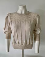 Top korte mouw - truitje driekwart mouw S zgan!, Beige, Ophalen of Verzenden, Zo goed als nieuw, Korte mouw