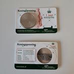 Koningspenning 1jaar koningschap in coincard 2014, Ophalen of Verzenden, Koningin Beatrix, Euro's, Losse munt