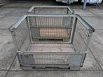 Ijzere kratten ideaal voor openhaardhout kachelhout, Tuin en Terras, Haardhout, Minder dan 3 m³, Ophalen, Overige houtsoorten