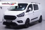 Ford Transit Custom 2.0 TDCI 130 pk Dubbel Cabine Edition 6-, Auto's, Bestelauto's, Voorwielaandrijving, Stof, Gebruikt, 4 cilinders