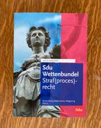 SDU Wettenbundel / Wetgeving Straf(proces)recht 2024/2025, Ophalen of Verzenden, Nieuw