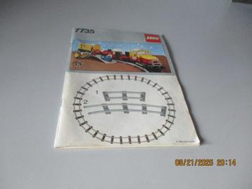 12v 7735 Goederentrein LEGO Bouwboekje (2) zeer goede staat. beschikbaar voor biedingen