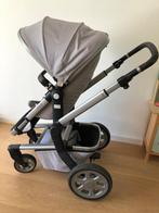 joolz day 2 kinderwagen quadro Grigio grey grijs COMPLEET, Kinderen en Baby's, Kinderwagens en Combinaties, Gebruikt, Verstelbare duwstang