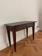 Teakhouten  Side Tafel Indonesië, Ophalen, 100 tot 150 cm, Teakhout, Zo goed als nieuw