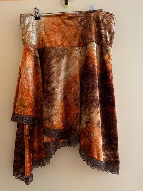 Mooie Ovrslag Rok van zachte stof, Kleding | Dames, Rokken, Zo goed als nieuw, Maat 46/48 (XL) of groter, Knielengte, Verzenden