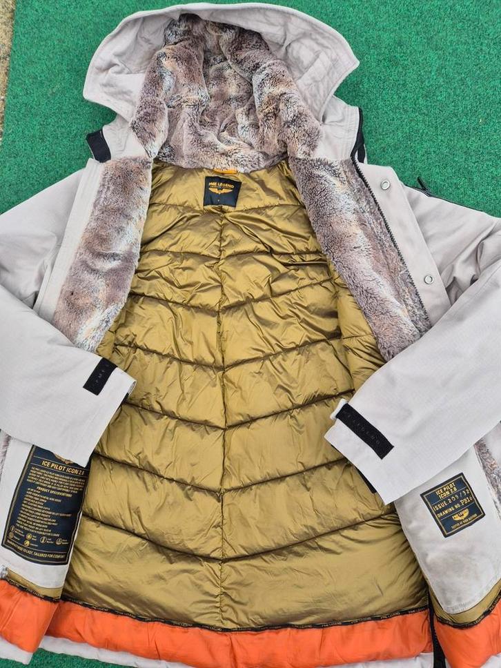 Pme Legend Pall Mall jas winterjas Ice Pilot Icon 2.0 mt XXL, Kleding | Heren, Grote Maten, Zo goed als nieuw, Jas of Mantel, Beige