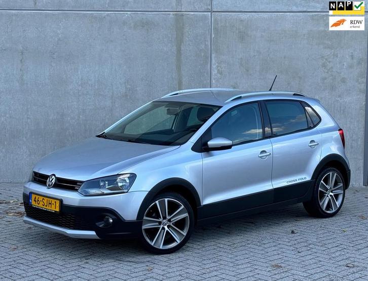 Volkswagen Polo 1.4-16V Cross 2012 5D Grijs 62DKM NAP|CLIMA, Auto's, Volkswagen, Bedrijf, Te koop, Polo, ABS, Airbags, Airconditioning
