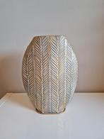 Vaas met gouden accenten - 34cm, Huis en Inrichting, Woonaccessoires | Vazen, Overige kleuren, Ophalen of Verzenden, Minder dan 50 cm