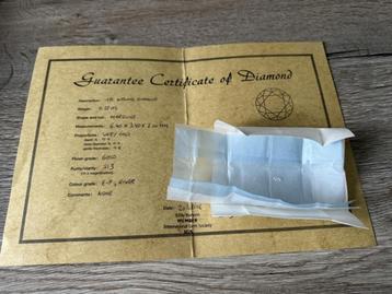 Diamant, Briljant Marquise Geslepen.. 0.28 Karaat. beschikbaar voor biedingen