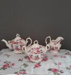 Antieke theepot meet roomstel, Ophalen of Verzenden