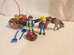 Playmobil paarden en wagen boerenkar, Ophalen of Verzenden
