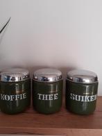 Vintage Voorraadblikken Set, Ophalen of Verzenden