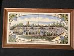 Ingelijste tegeltjes ‘ Warenhuis 1950’ , Antiek en Kunst, Ophalen of Verzenden