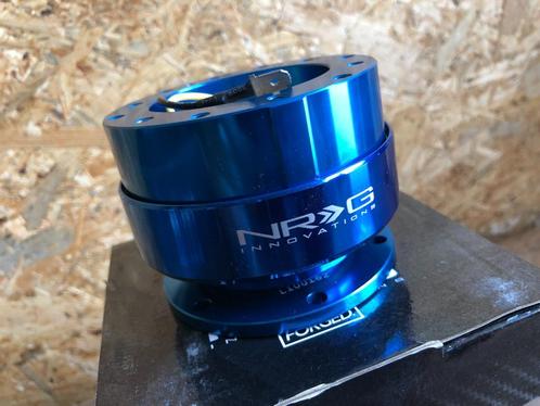 NRG Gen 2.0 Quick release hub blauw stuurnaaf snapoff, Auto diversen, Tuning en Styling, Ophalen of Verzenden