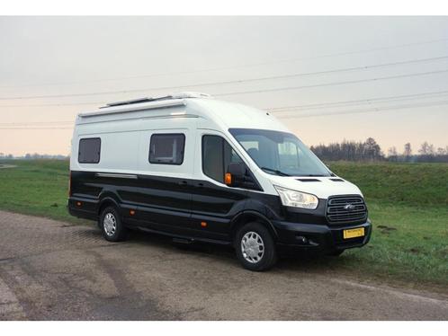 Ford Transit | 2018 | Dwarsbed | 2x Airco | 2x Zonnepaneel, Caravans en Kamperen, Campers, Bedrijf, tot en met 2, Buscamper of Camperbus