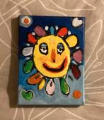 Zonnige canvas schilderij, Ophalen