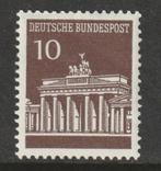 BRD 1966 506R Brandenburger Tor 10p+Telnr, Postfris, Postzegels en Munten, Postzegels | Europa | Duitsland, Ophalen of Verzenden