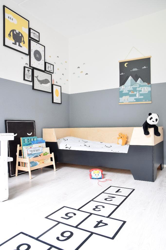 Peuterbed Little dreamers, Kinderen en Baby's, Kinderkamer | Bedden, Gebruikt, 140 tot 160 cm, 70 tot 85 cm, Matras, Ophalen