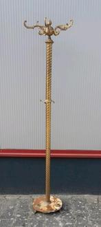 Vintage messing/marmer kapstok, Ophalen, Gebruikt, Minder dan 100 cm, Metaal
