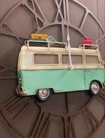 VW busje Volkswagen caravan wandklok muurklok klok rond, Nieuw, Ophalen of Verzenden