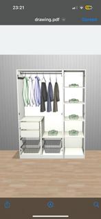 Ikea pax kledingkast, Ophalen, Zo goed als nieuw, 50 tot 75 cm, 200 cm of meer