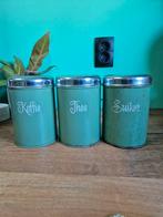Brabantia Koffie, thee & suiker blikken., Antiek en Kunst, Antiek | Emaille, Ophalen of Verzenden