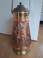 Koperen Waterkan met Hertenreliëf, Ophalen